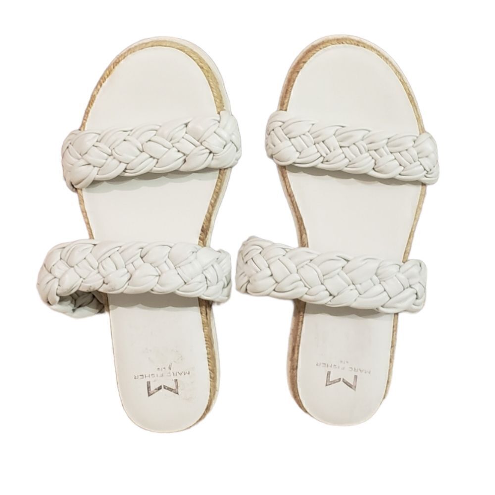 Marc Fisher Leather Braided Sandals